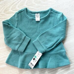 Carter's Baby Girl Waffle Knit Top